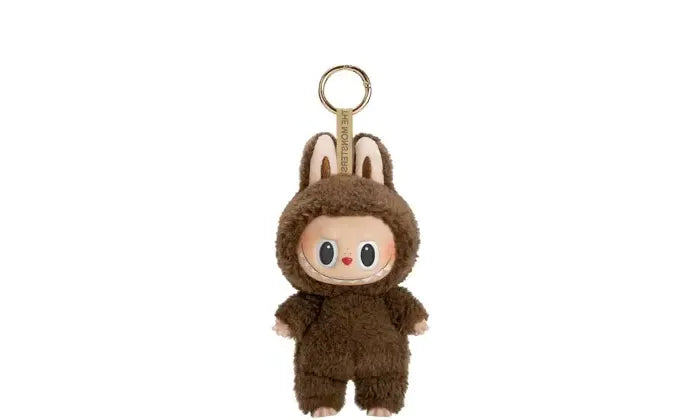 Pop Mart Labubu The Monsters Tasty Macarons Chestnut Cocoa Vinyl Plush Pendant