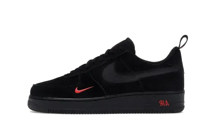 Nike Air Force 1 Low Multi-Swoosh Black Crimson