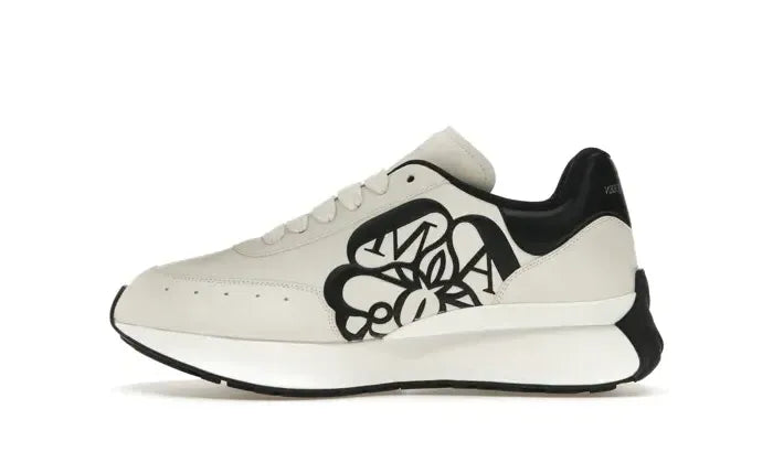 Alexander McQueen Sprint Runner White Black Crest