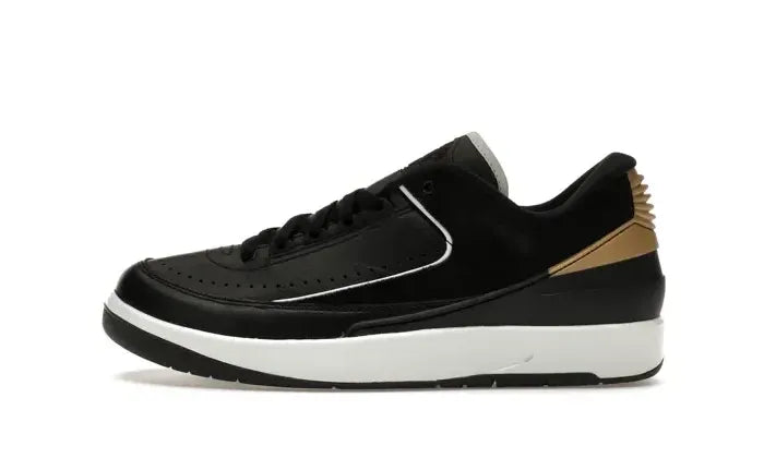 Air Jordan 2 Retro Low Black Metallic Gold