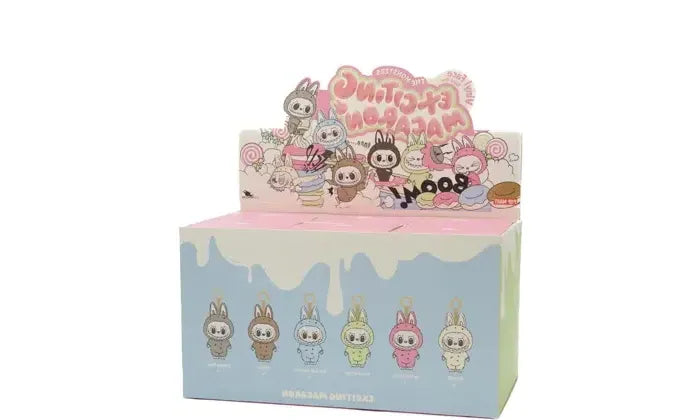Pop Mart Labubu The Monsters Exciting Macaron Vinyl Face Blind Box Whole Set