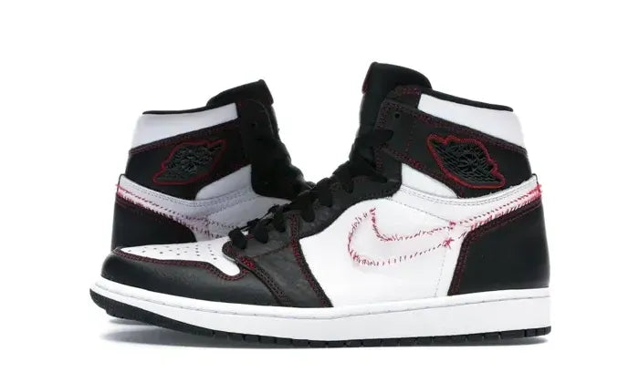 Air Jordan 1 Retro High Defiant White Black Gym Red