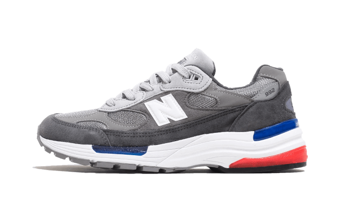 New Balance 992 Grey Blue Red