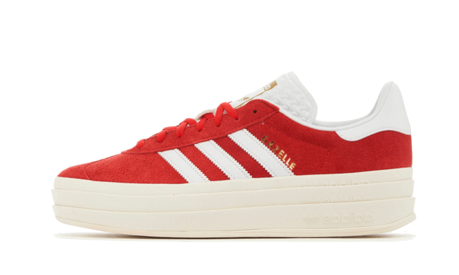 Adidas Gazelle Bold - Red and White Hypedfam Adidas Gazelle Bold - Red and White Hypedfam