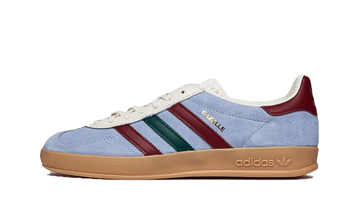 Adidas Gazelle Indoor Blue Dawn Collegiate Burgundy