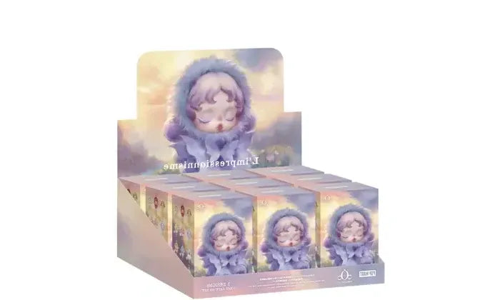 Pop Mart L'impressionnisme θSKULLPANDA Series Plush Doll Sealed Case