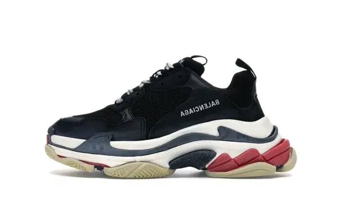 Balenciaga Triple S Black White Red