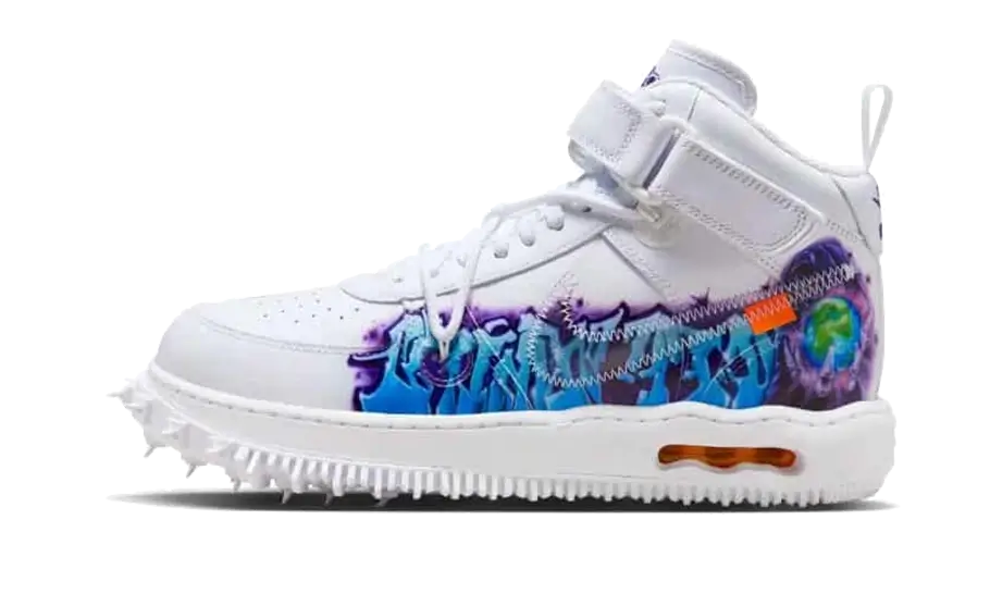 Nike Air Force 1 Mid Off-White Graffiti White