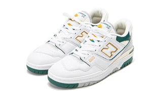 New Balance 550 White Nightwatch Green