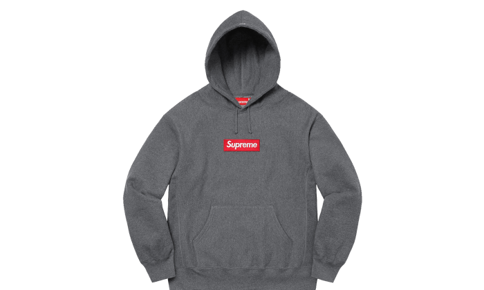 Supreme Hoodie Box Logo FW21 Grey