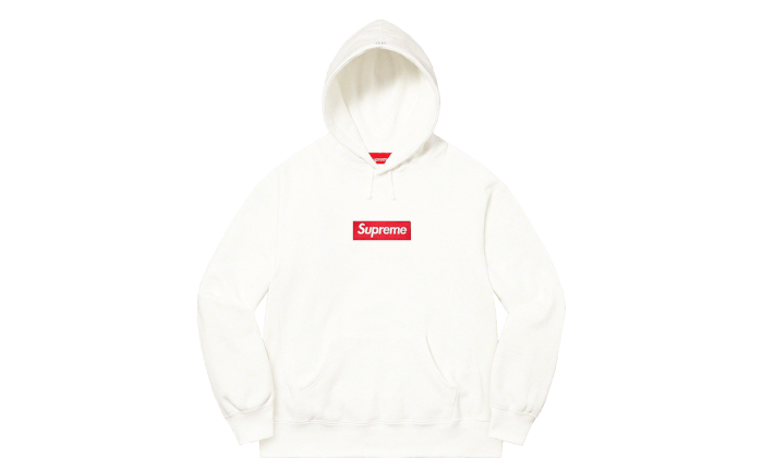 Supreme Hoodie Box Logo FW21 White