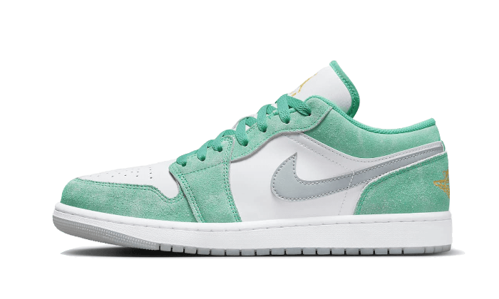 Jordan 1 sales grey and green