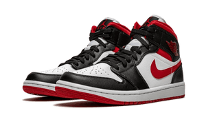 Air Jordan 1 Mid Gym Red Black White- 554724-122