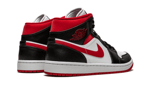 Air Jordan 1 Mid Gym Red Black White- 554724-122