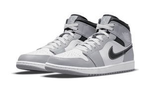 Air Jordan 1 Mid Light Smoke Grey Anthracite - 554724-078