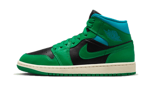 Air Jordan 1 Mid Lucky Green Aquatone