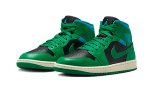 Air Jordan 1 Mid Lucky Green Aquatone