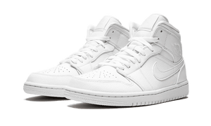 Air Jordan 1 Mid Triple White - 554725-130