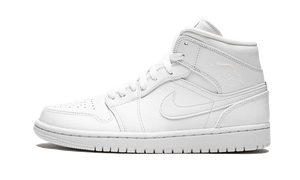Air Jordan 1 Mid Triple White - 554725-130 - Hypedfam