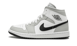 Air Jordan 1 Mid White Light Smoke Grey - BQ6472-015
