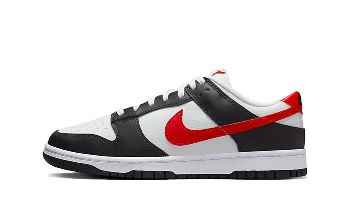 Dunk Low Negro Blanco Rojo Hypedfam