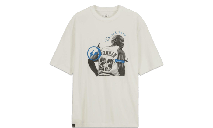 Air Jordan Travis Scott Fragment Tee White