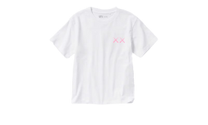 Uniqlo T-Shirt KAWS Pink Graphic