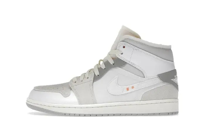 Air Jordan 1 Mid SE Craft Inside Out White Gray