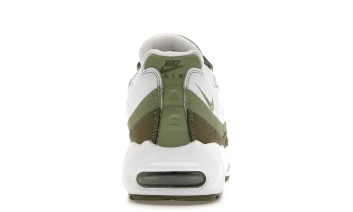 Air Max 95 White Olive Green Nike Sneaker Olive Green Air Max 200