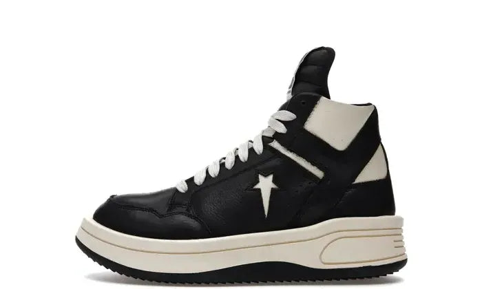 Converse TURBOWPN Mid Rick Owens DRKSHDW Black Cloud Cream