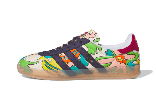 adidas gazelle silver green womens Personalised Adidas Gazelle Stripes Custom Trainers main image 0