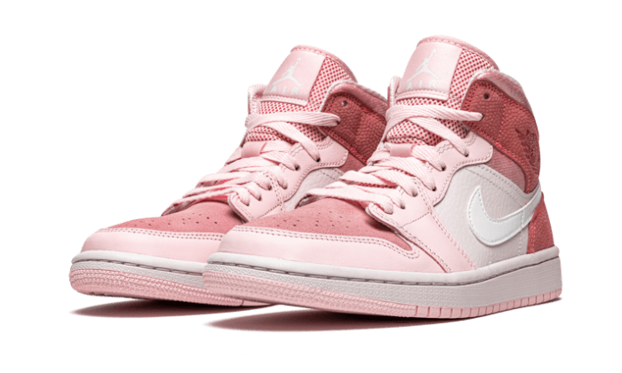 pink jordan aj 1 mid