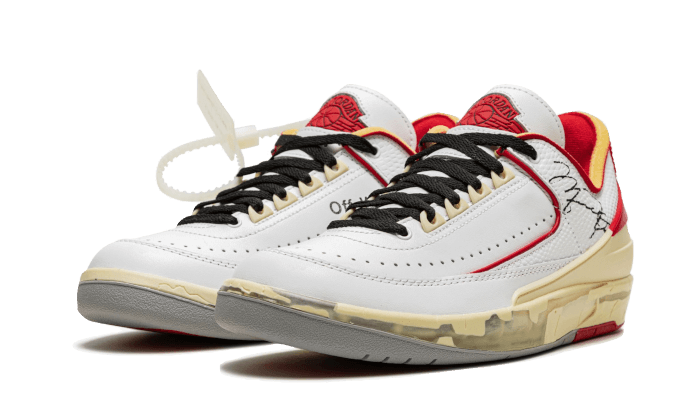 Air Jordan Retro Low SP Off-White White Red – Hypedfam