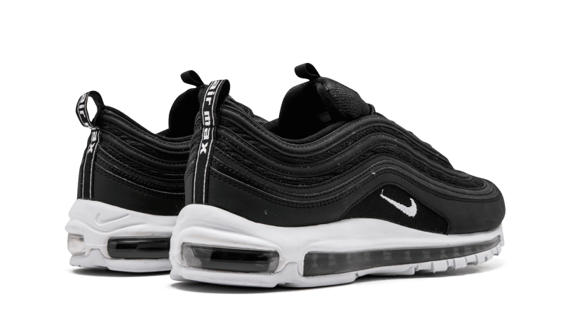 nike air max 97 trainers black black white lx