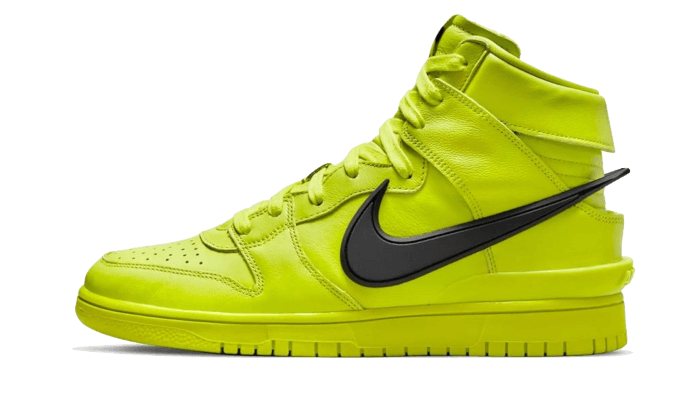 nike dunk high flash lime