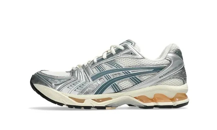 ASICS Gel-Kayano 14 Birch Pure Silver Teal Gold