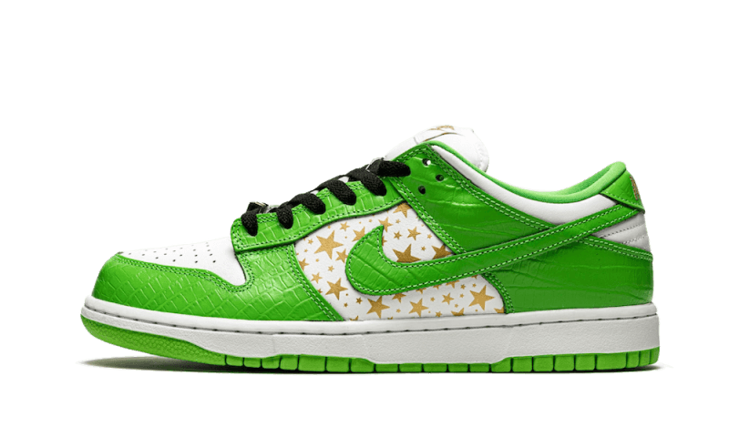 Nike SB Dunk Low Supreme Stars Mean Green