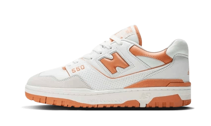 New balance blanche et orange sales