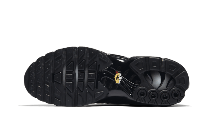 Air max plus black clear bottom sale