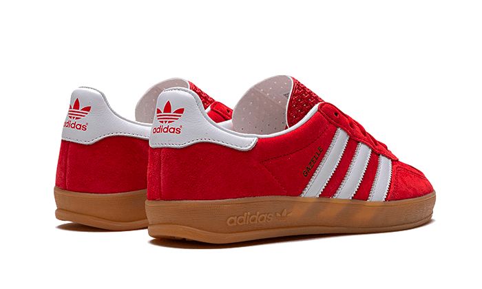 Adidas Gazelle Indoor Scarlet Cloud White – Hypedfam Adidas Gazelle Indoor Scarlet Cloud White – Hypedfam