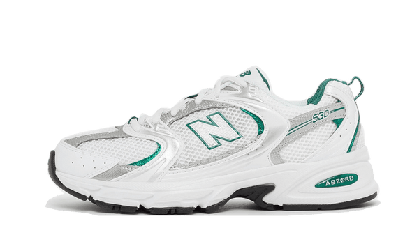 New Balance 530 White Silver Green Hypedfam
