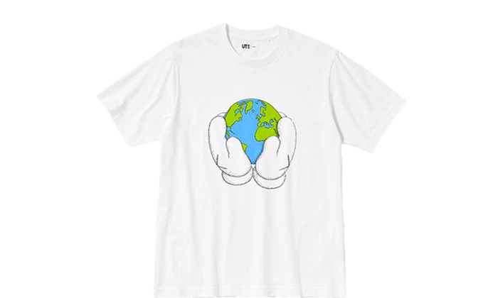 T-KAWS Peace for All shirt White